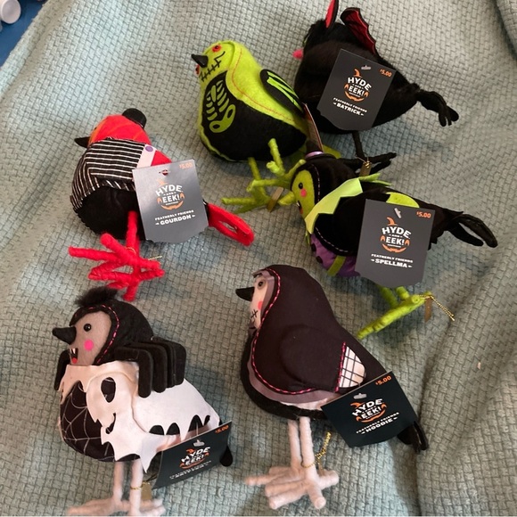 NWT  Set of 6 Target 2024 Hyde & EEK Boutique Featherly Friends Halloween Birds - Picture 6 of 6